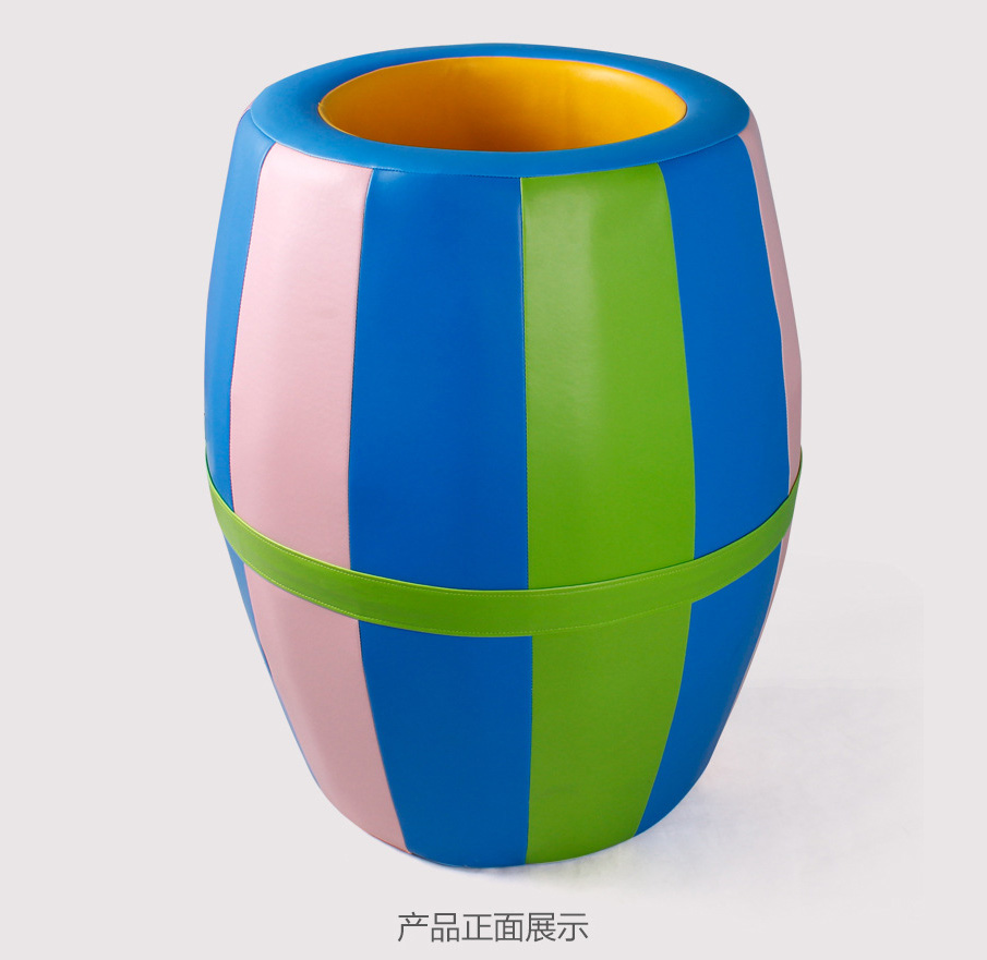 早教彩虹大滾筒感統(tǒng)訓練器材正面圖