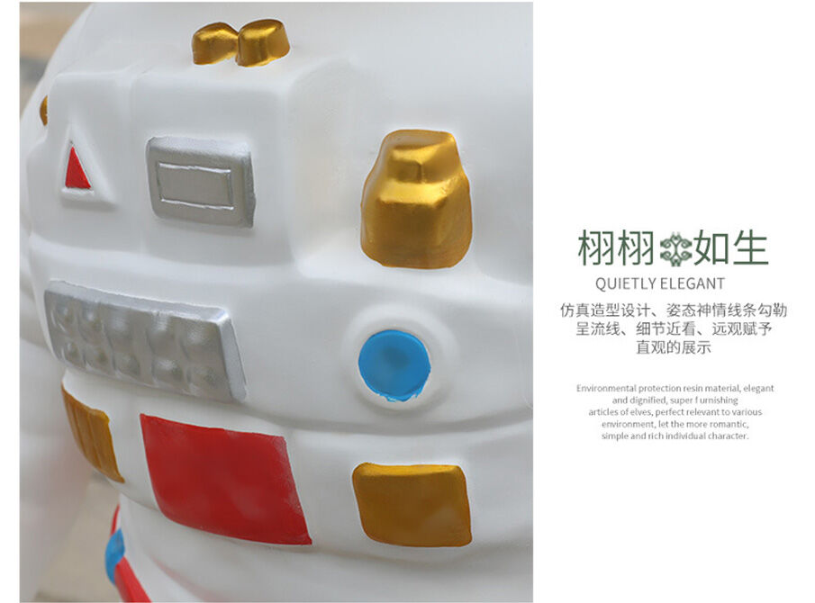 仿真宇航員玻璃鋼雕塑細節(jié)圖二