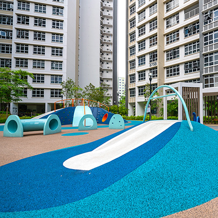 社區(qū)微地形土丘設(shè)施不銹鋼鉆洞