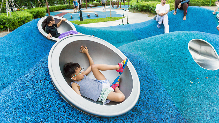 居住區(qū)兒童樂園設(shè)計(jì)微地形效果