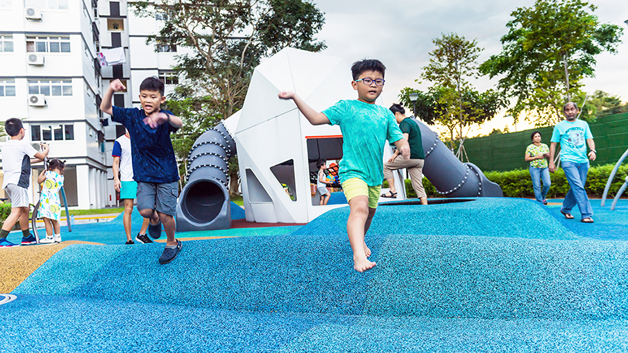 居住區(qū)兒童樂園設(shè)計(jì)實(shí)拍圖