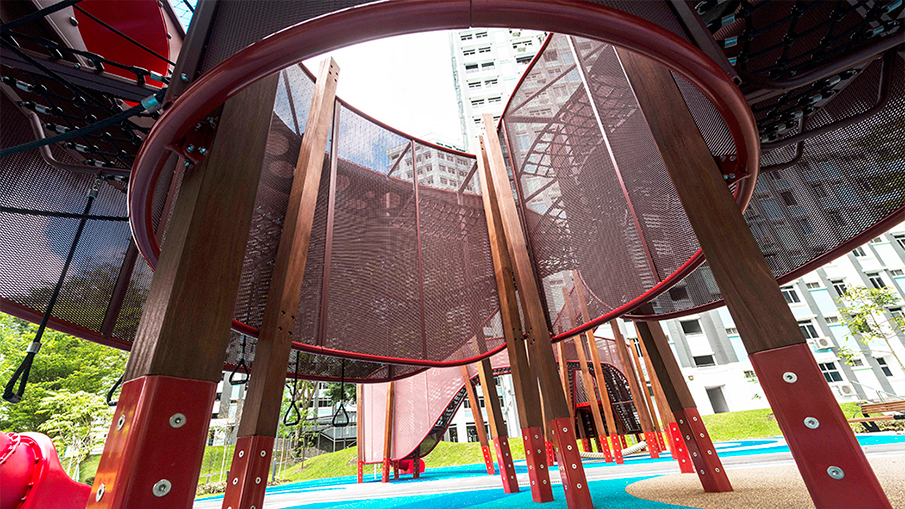 社區(qū)公園游樂區(qū)設(shè)計(jì)方案之攀爬設(shè)備