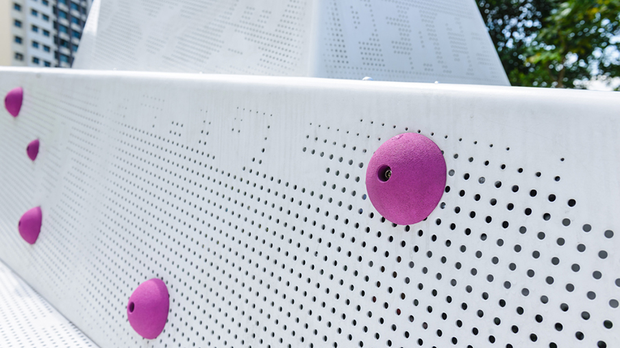 小區(qū)新型游樂設(shè)備-攀巖