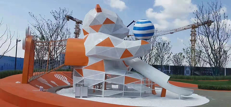 無(wú)動(dòng)力兒童游樂(lè)設(shè)備-玻璃鋼滑梯