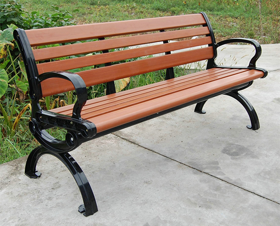 公園休閑區(qū)座椅實拍效果圖