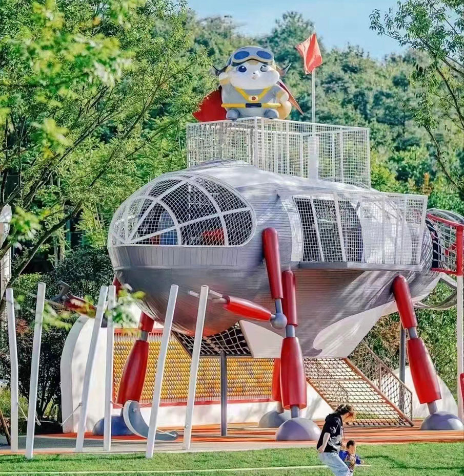 潛水艇組合滑梯廠家實(shí)拍圖