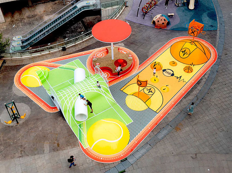 兒童游樂設備案例整體效果