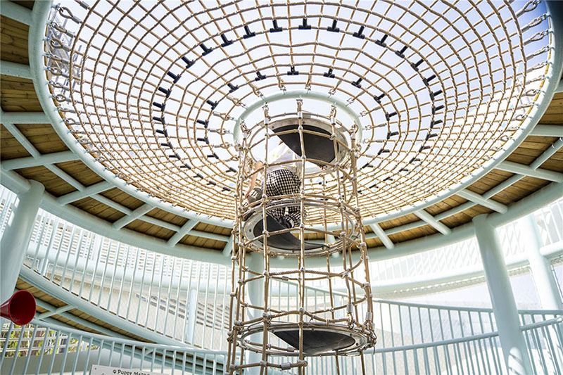 文旅城兒童空間設(shè)計攀爬網(wǎng)