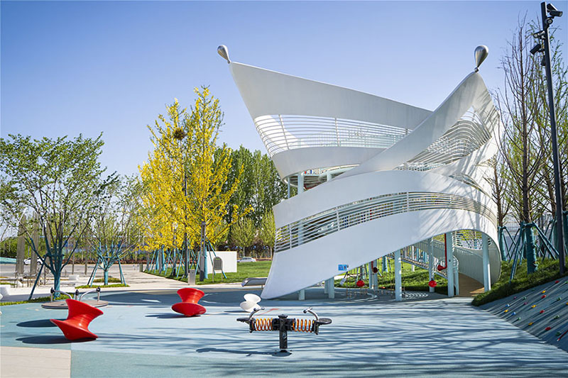 文旅城兒童空間設(shè)計蹺蹺板