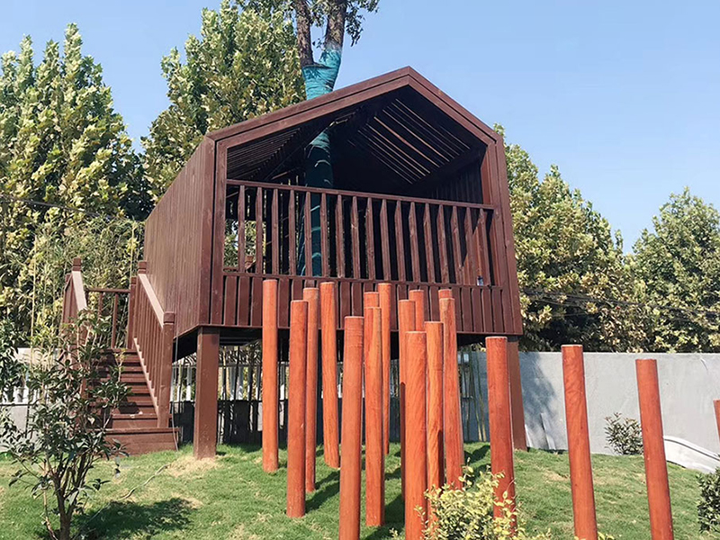 幼兒園戶外游樂設(shè)備定制木屋