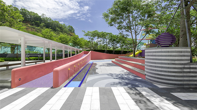 社區(qū)兒童游樂場戲水區(qū)