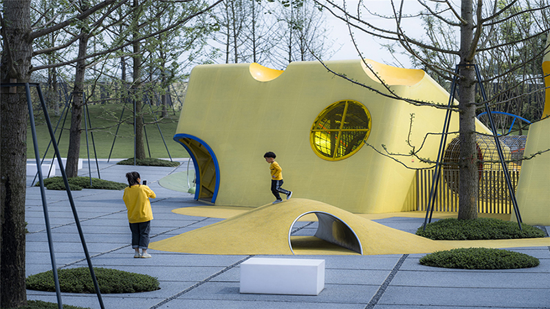 城市生態(tài)未來公園奶酪不銹鋼鉆洞