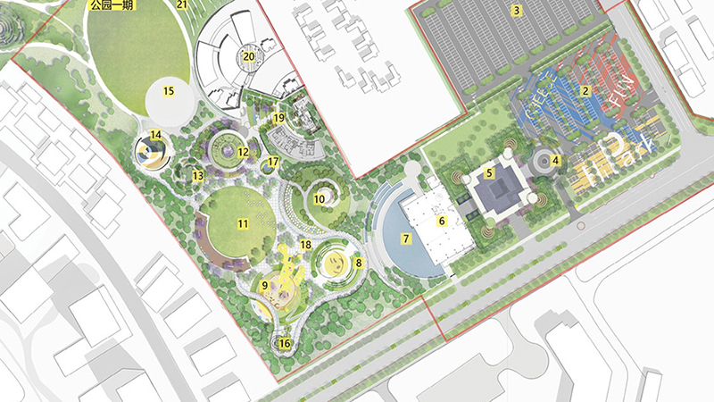 城市生態(tài)未來公園平面圖