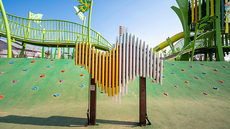 春意十足的主題兒童樂園打擊樂器