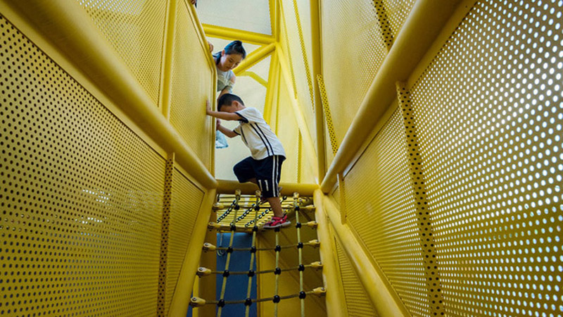 奶酪貓主題攀爬兒童樂(lè)園攀爬網(wǎng)