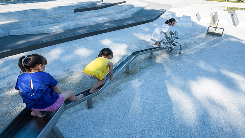 奶酪貓主題攀爬兒童樂(lè)園水景裝置
