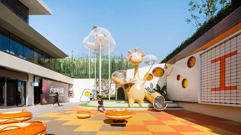 廚師鹿卡通兒童主題樂(lè)園正面圖