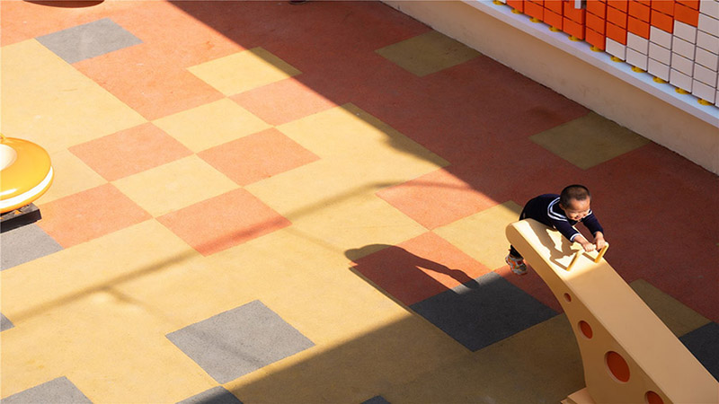 廚師鹿卡通兒童主題樂(lè)園蹺蹺板