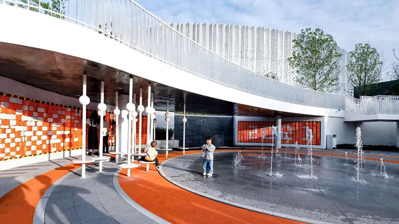 商場復(fù)合型下沉兒童樂園下沉部分