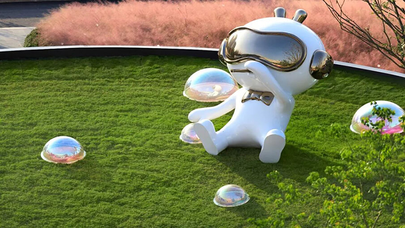 商場復(fù)合型下沉兒童樂園景觀雕塑