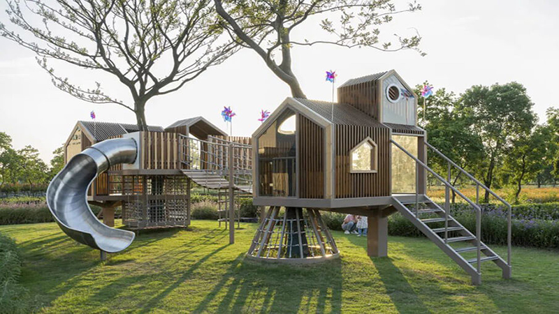 木質(zhì)組合滑梯的設(shè)計(jì)方案