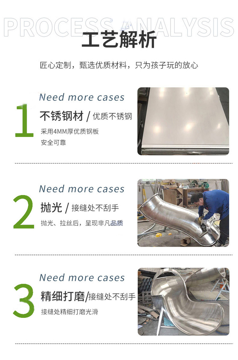 非標(biāo)兒童游樂(lè)設(shè)備工藝解析