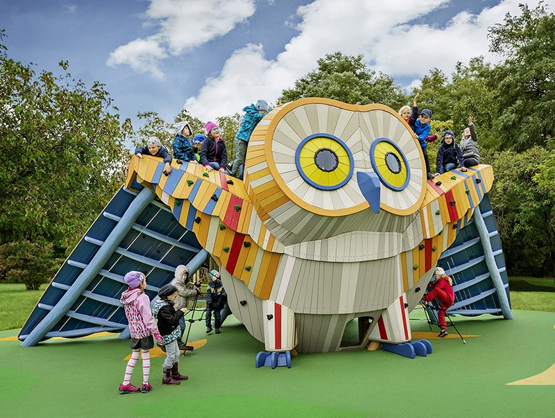 戶外貓頭鷹兒童游樂(lè)設(shè)備