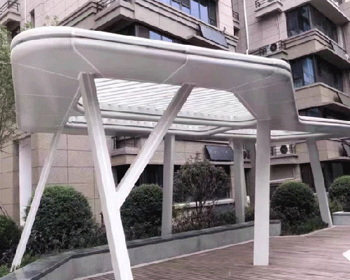 非標(biāo)不銹鋼廊架涼亭