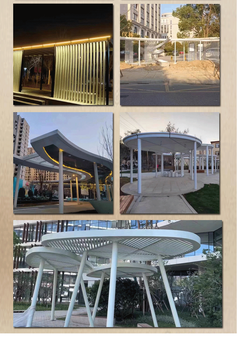 不銹鋼廊架涼亭