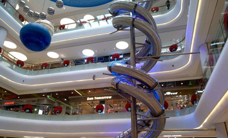 不銹鋼全桶滑梯