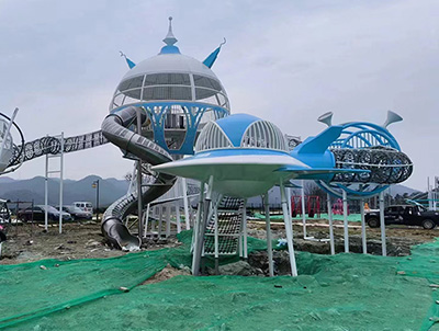 景區(qū)公園不銹鋼新型滑梯