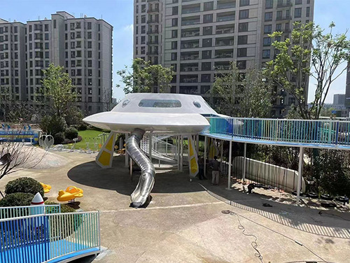 UFO太空親子樂園不銹鋼滑梯