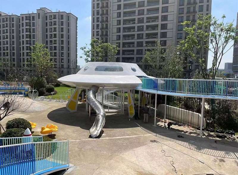 UFO不銹鋼滑梯