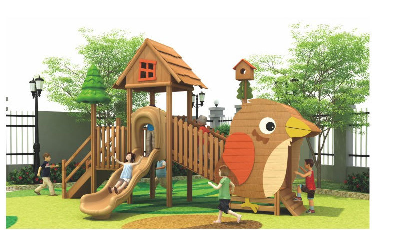 小區(qū)木質(zhì)滑梯