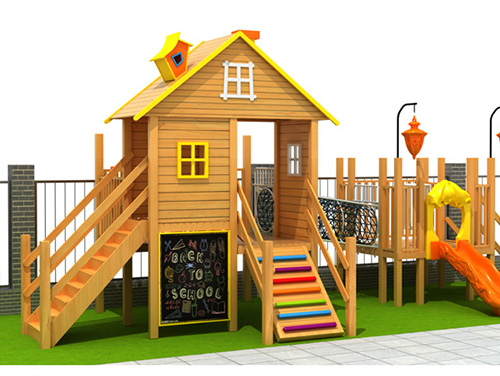 小區(qū)戶外木質(zhì)滑梯