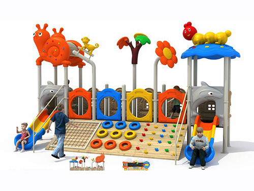 小區(qū)塑料室外組合滑梯