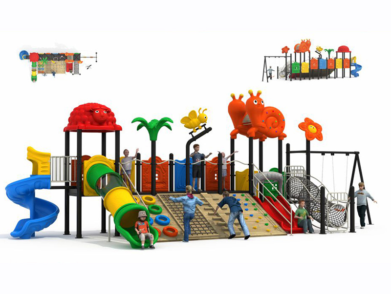 小區(qū)塑料滑梯