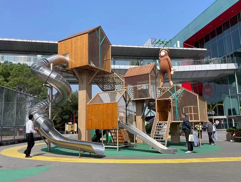 景區(qū)戶(hù)外不銹鋼滑梯