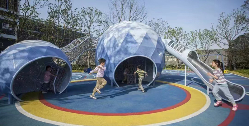 景區(qū)大型不銹鋼滑梯