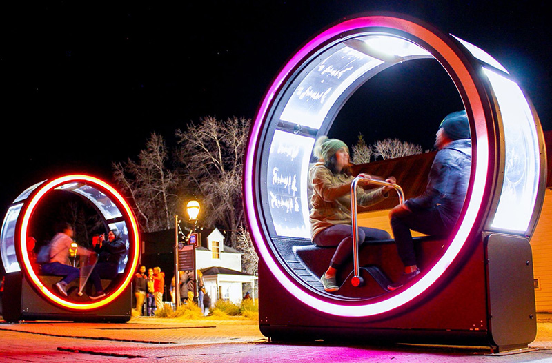 智能音樂(lè)情侶自行車