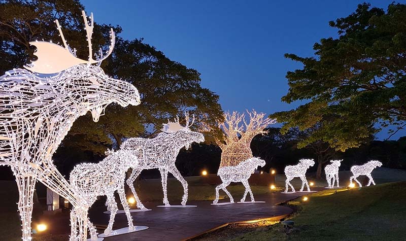 燈光雕塑亮化工程