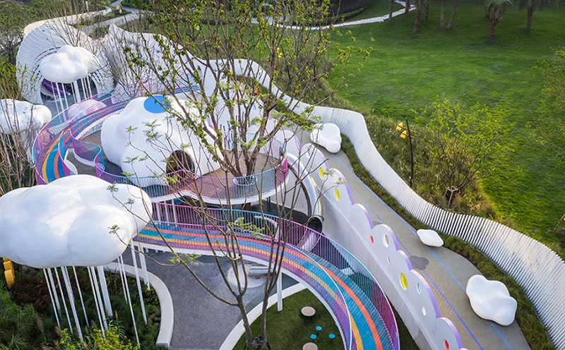 社區(qū)兒童游樂場(chǎng)圖