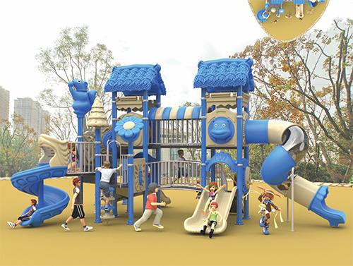 小區(qū)塑料滑梯