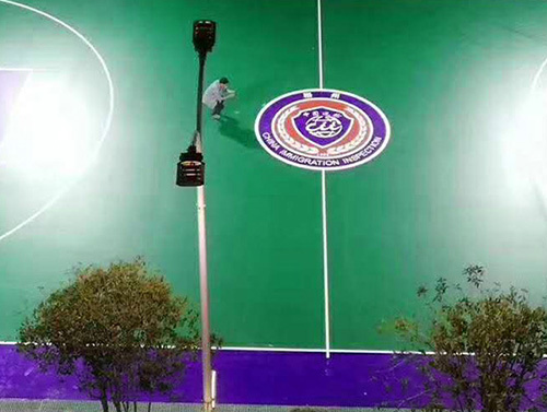 籃球場(chǎng)塑膠跑道