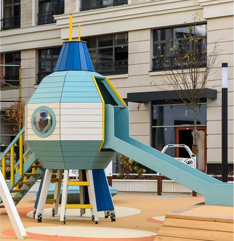 小區(qū)新型木質(zhì)游樂設(shè)備細(xì)節(jié)