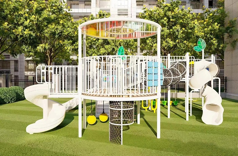 幼兒園戶外兒童游樂設(shè)備實(shí)拍