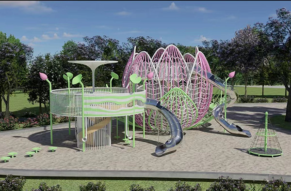 幼兒園塑料兒童滑梯