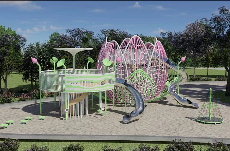 幼兒園大型組合滑梯效果圖