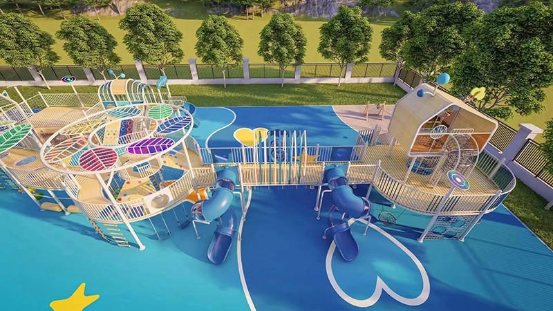 幼兒園戶外游樂(lè)區(qū)域規(guī)劃效果