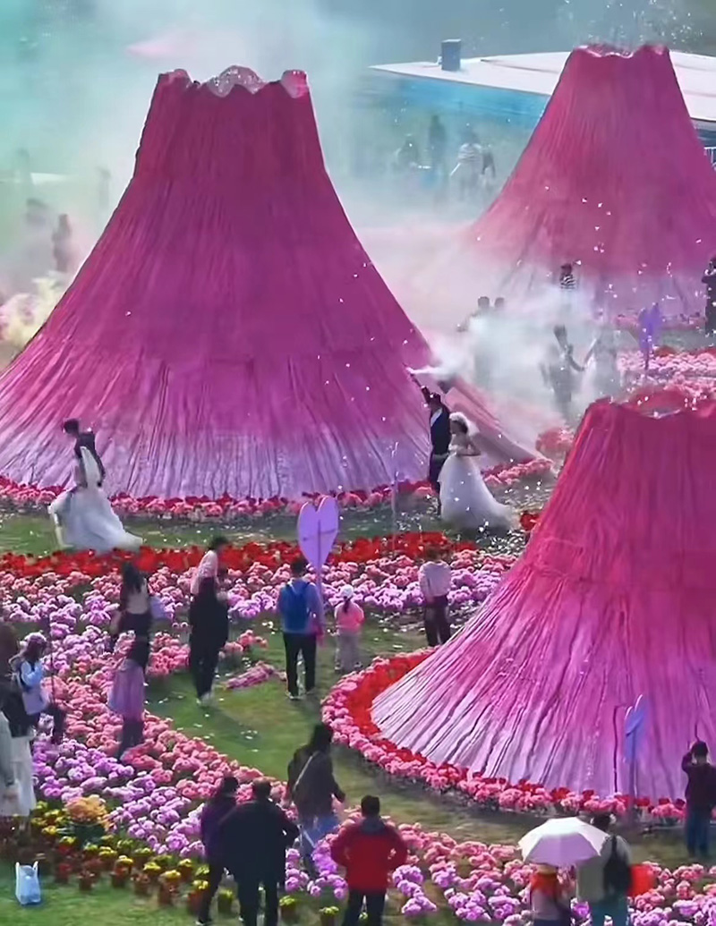 網(wǎng)紅火山噴發(fā)裝置